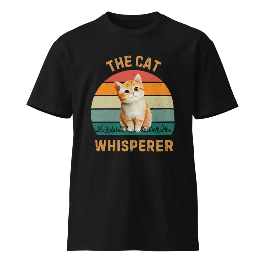 Cat Whisperer Unisex Premium T-Shirt product image (1)