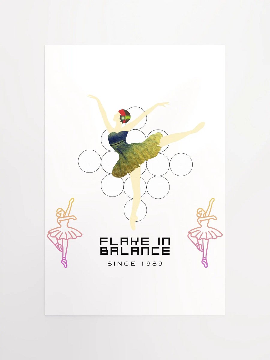 Flake in Balance Enhanced Matte Paper Poster (in) product image (4)