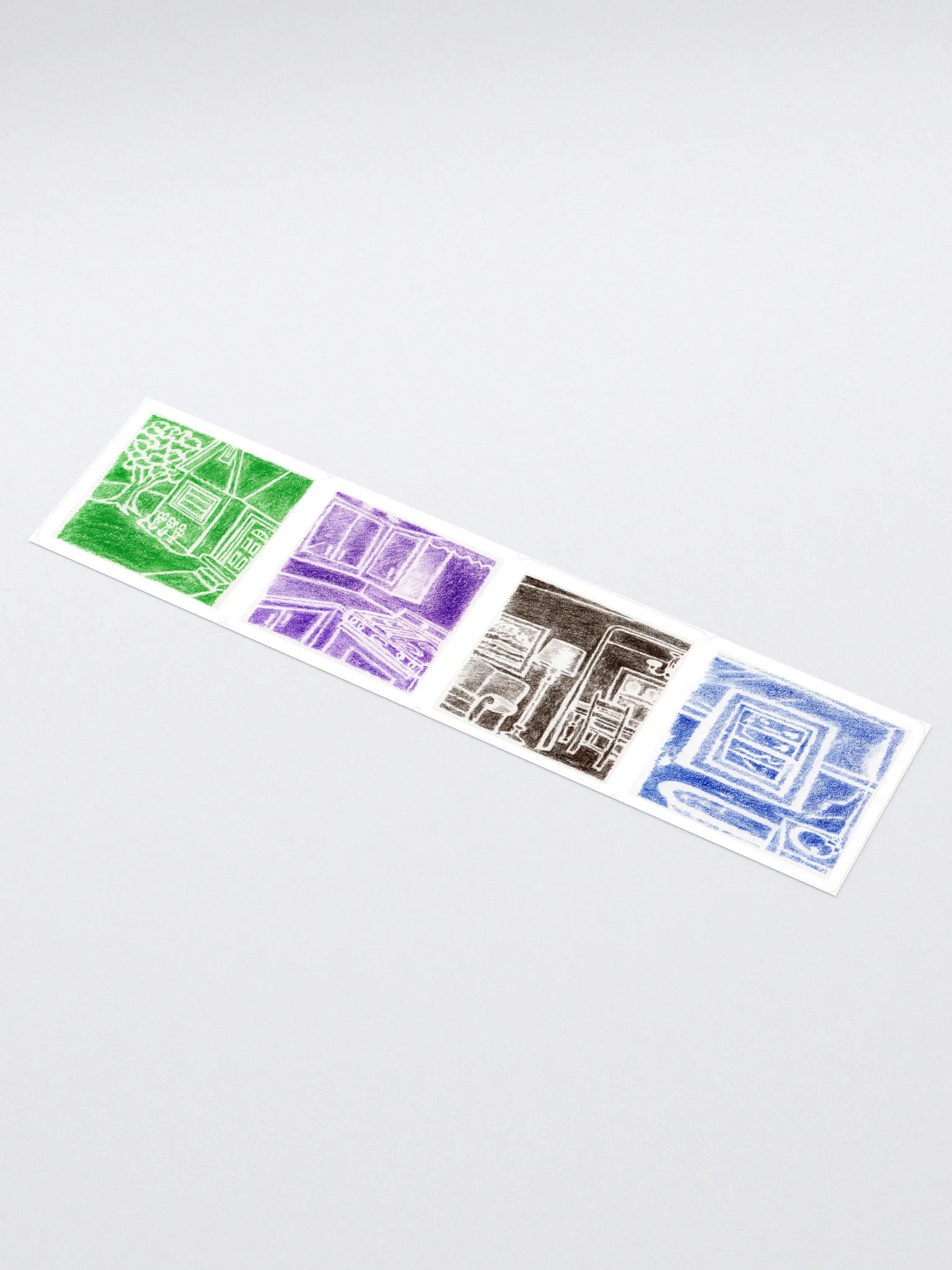 Home Series 4-Pack Stickers product image (1)
