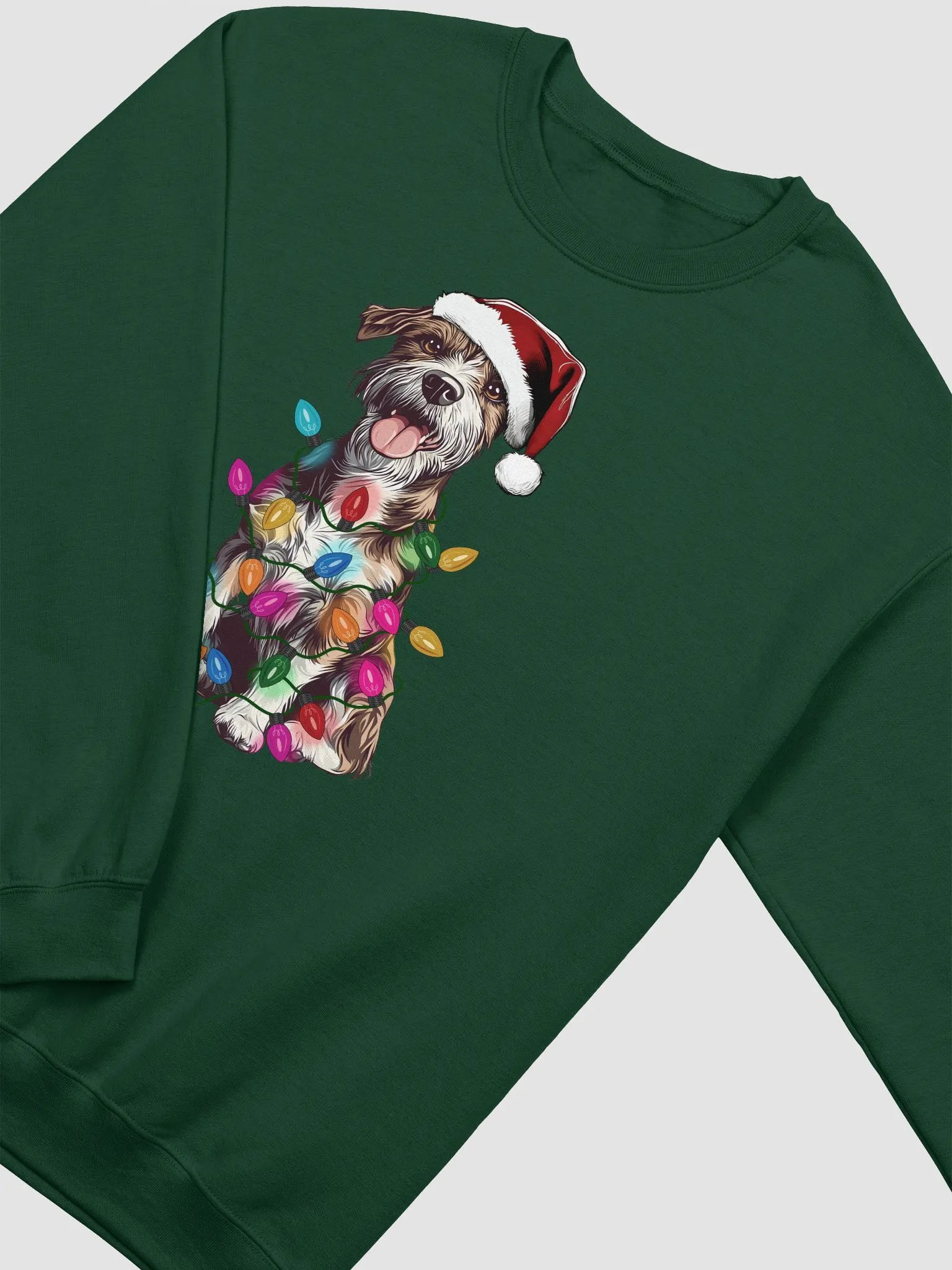 Funny Wirehaired Jack Russell Terrier(JRT) Christmas Sweatshirt product image (9)