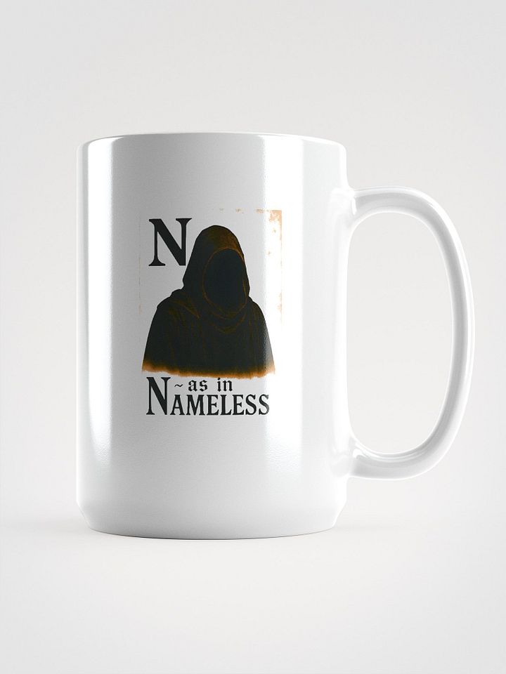N as in nameless mug product image (1)