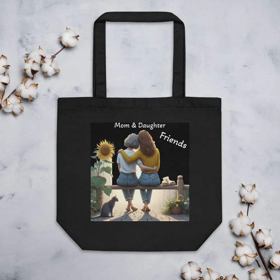 Mom & Daughter Friends Eco- Friendly Tote Bag product image (5)