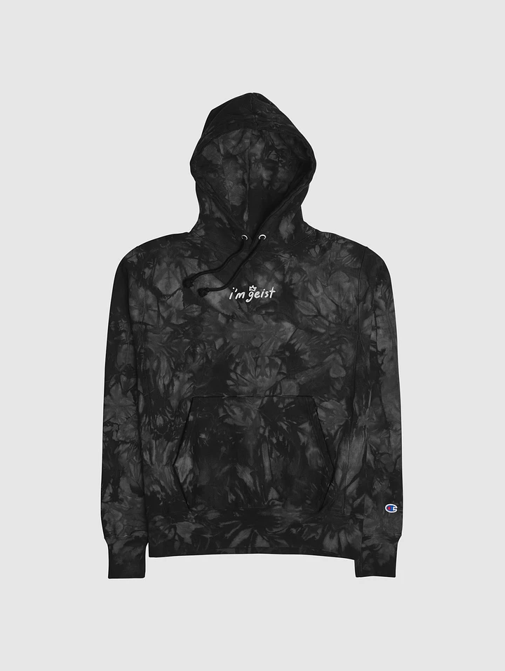 I'm Geist Embroidered Champion Tie-Dye Hoodie product image (1)