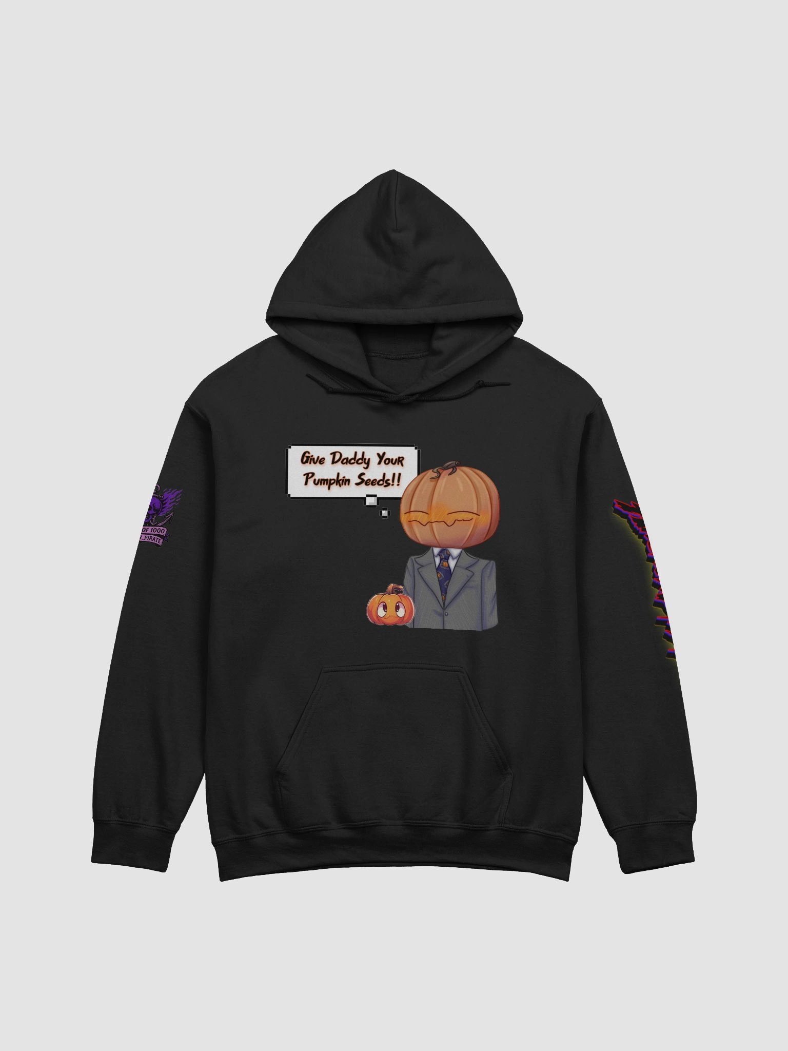Gerald pumpkin seeds uni sex hoodie product image (6)