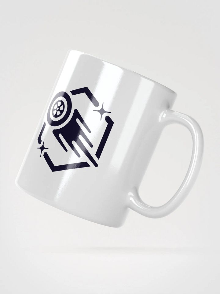 White Ceramic Mug (Dark Logo) product image (2)