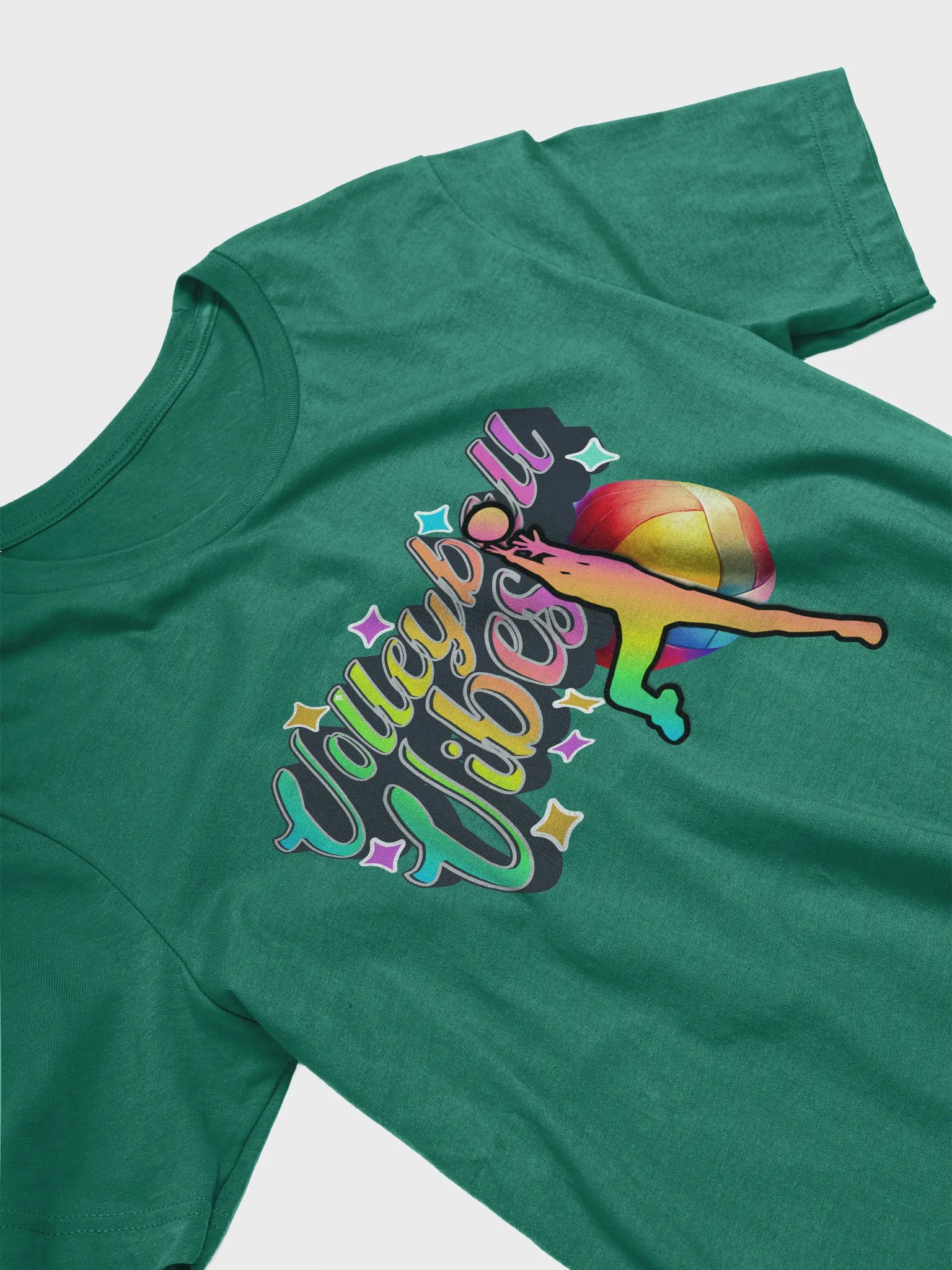 Volleyball Vibes Male Vibrant T-Shirt product image (2)