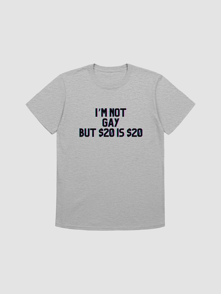 I'm Not Gay But $20 is $20 Unisex T-Shirt V2 product image (1)