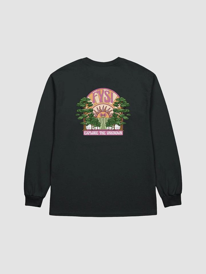 Emerging Sun long sleeve cotton t-shirt product image (2)