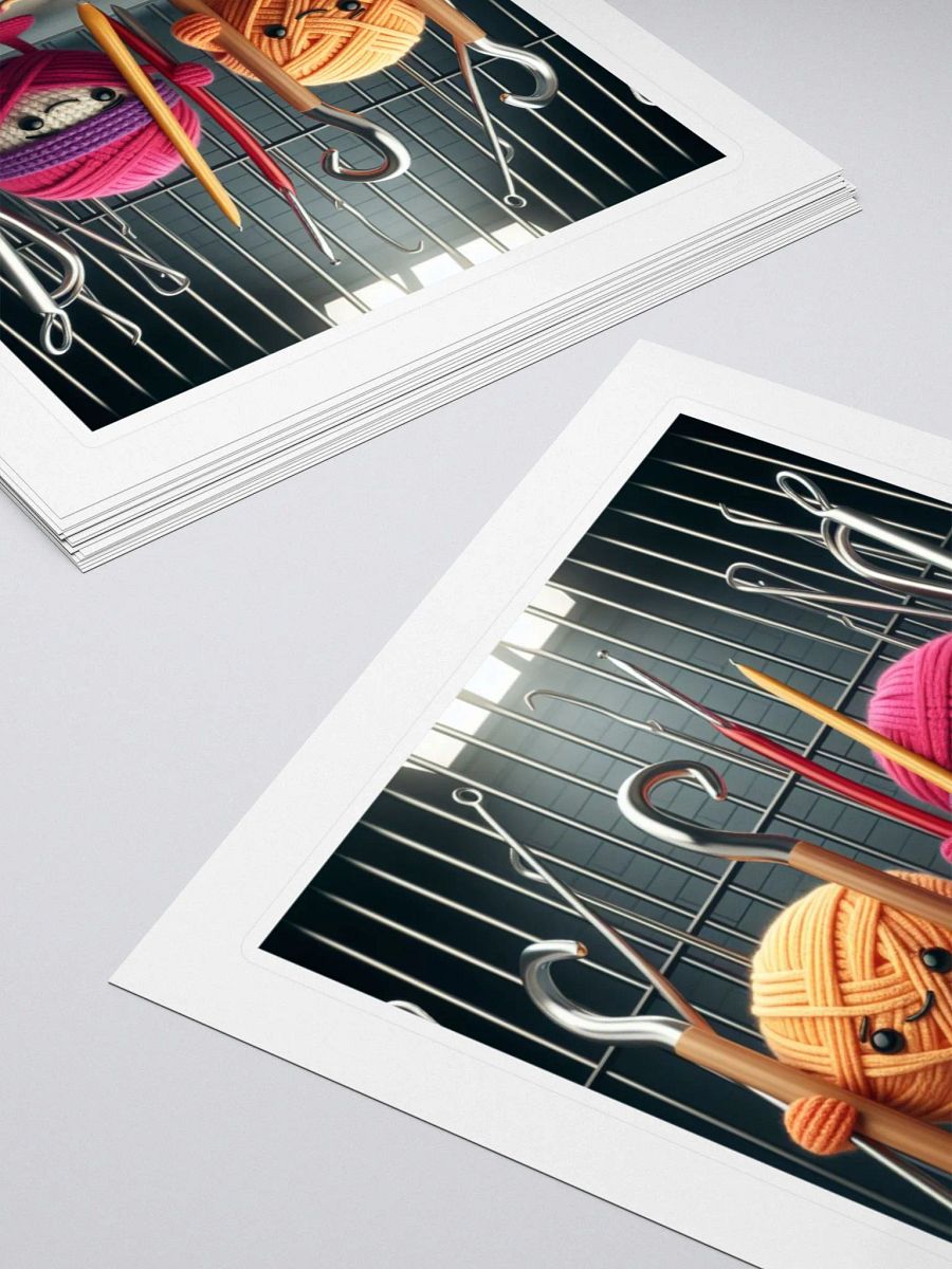 Bad Yarn Bandits 3 Kiss Cut Stickers product image (8)