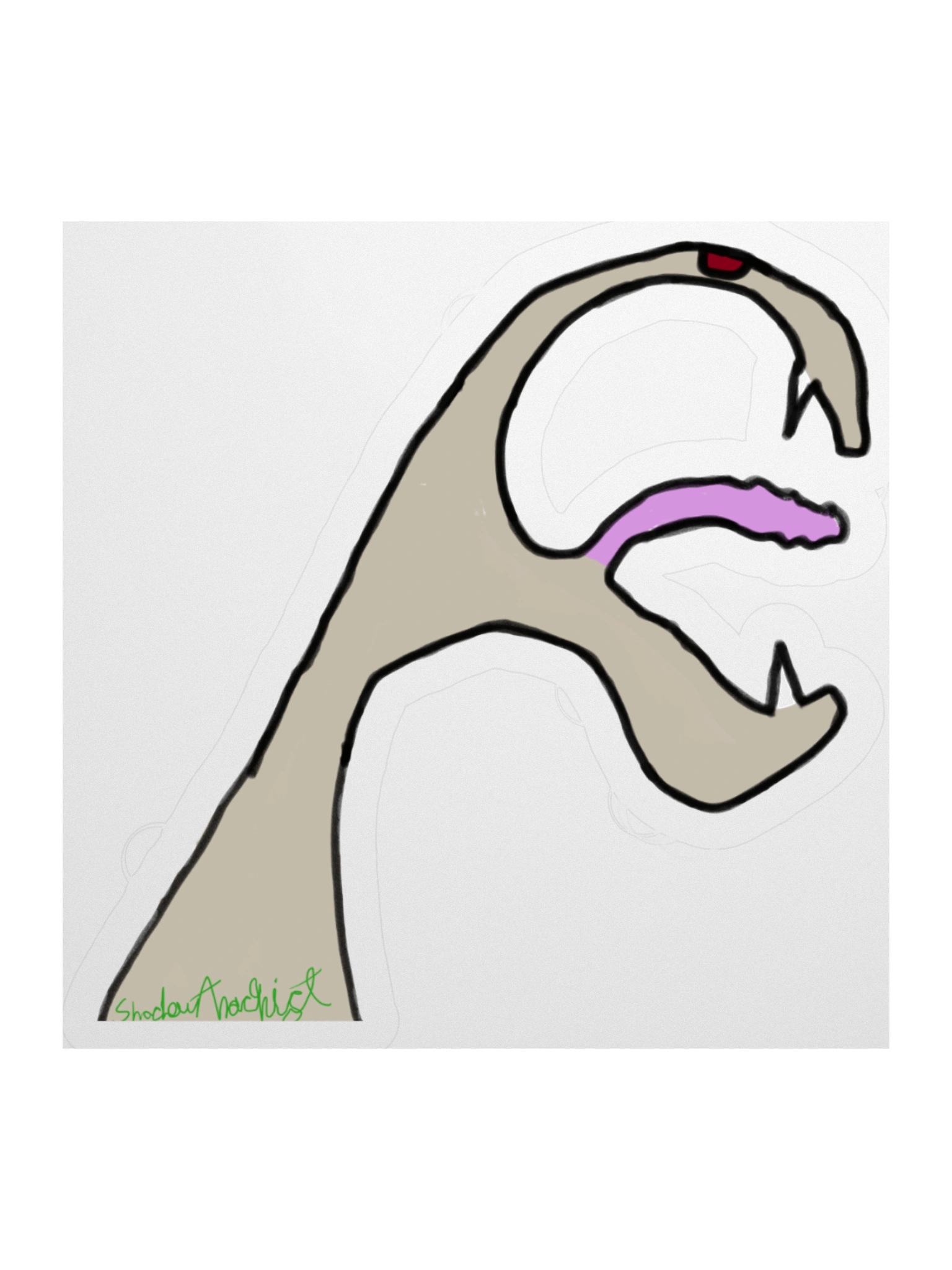 The Derp Snake Sticker product image (2)
