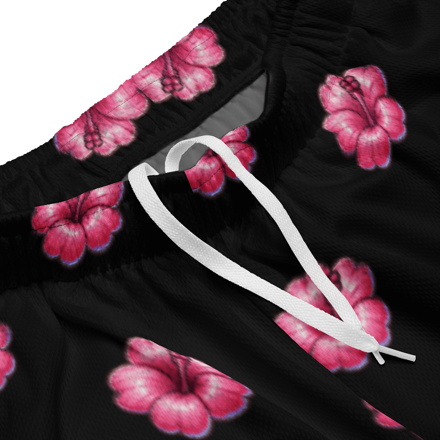 NRG Cherry Blossom Athletic Shorts (Black) product image (3)