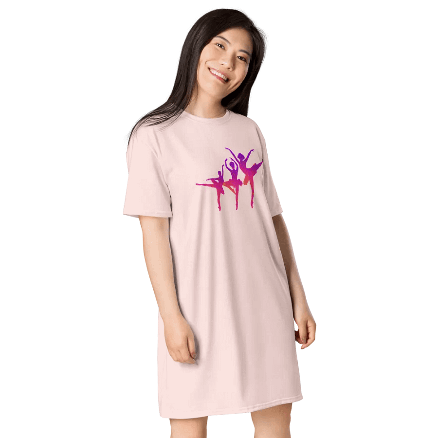 Sunset Ballet Dreams T-Shirt Dress product image (7)