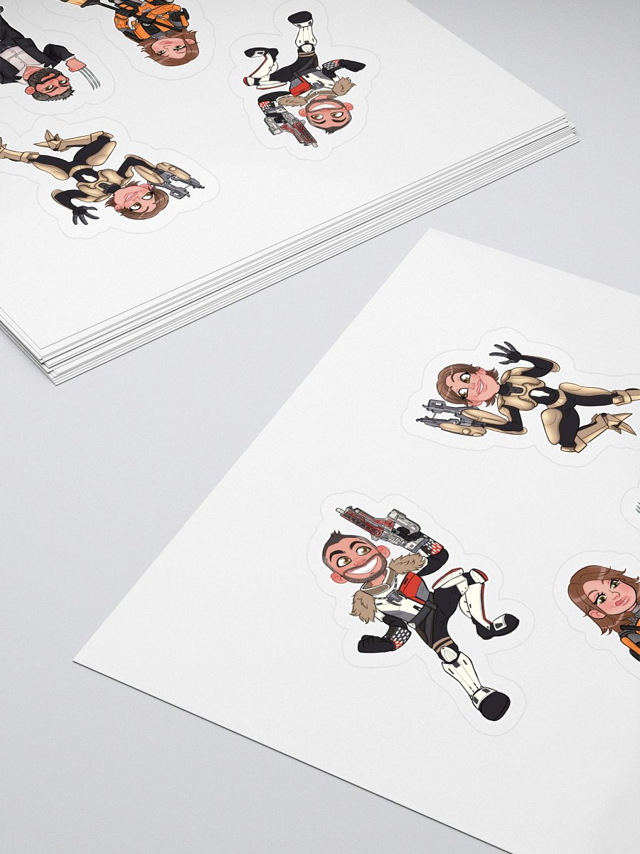 Sticker Toons - Destiny and Logan Wolverine product image (4)