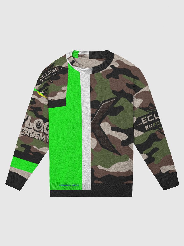Vlog Academy Knitted Crewneck Sweater Relaxed Fit product image (1)