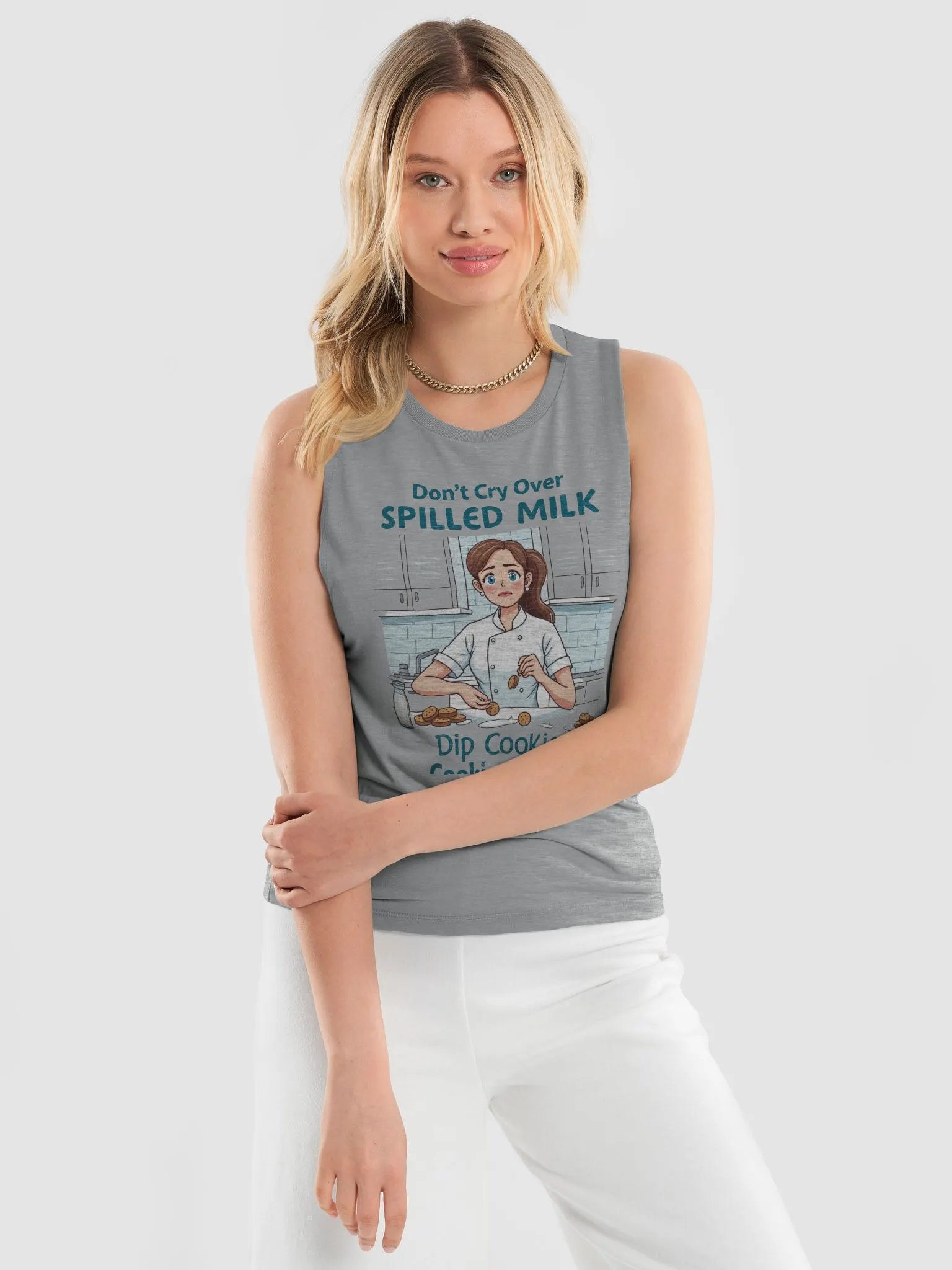 Spilled Milk Cookie Dip Muscle Tank product image (11)