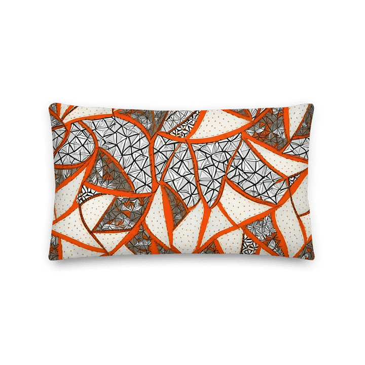 Mesmerizing Triangles Painted Premium Accent Pillow product image (2)