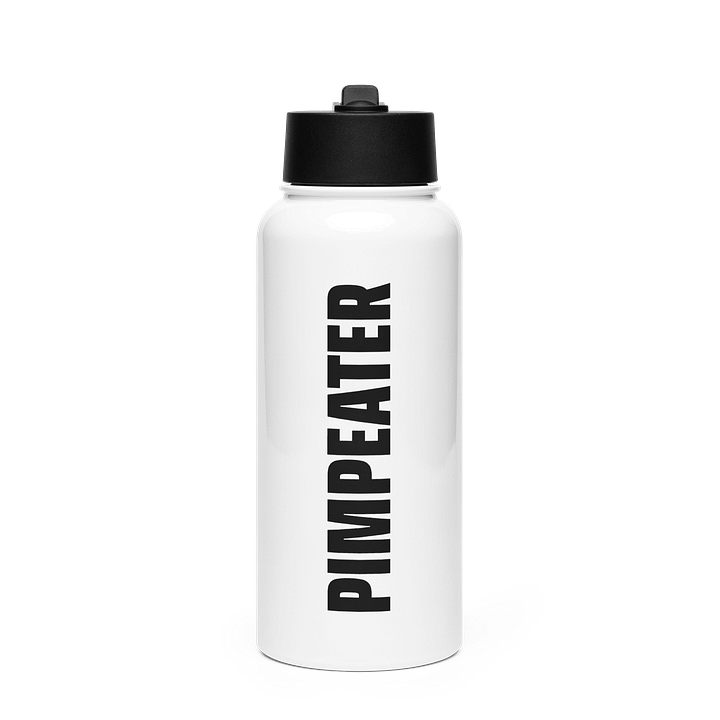 Stainless Steel Water Bottle with a Straw Lid product image (1)