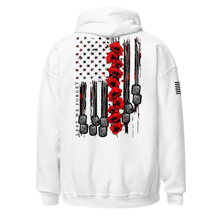 Dog Tag Flag: Poppy Edition Hoodie product image (1)