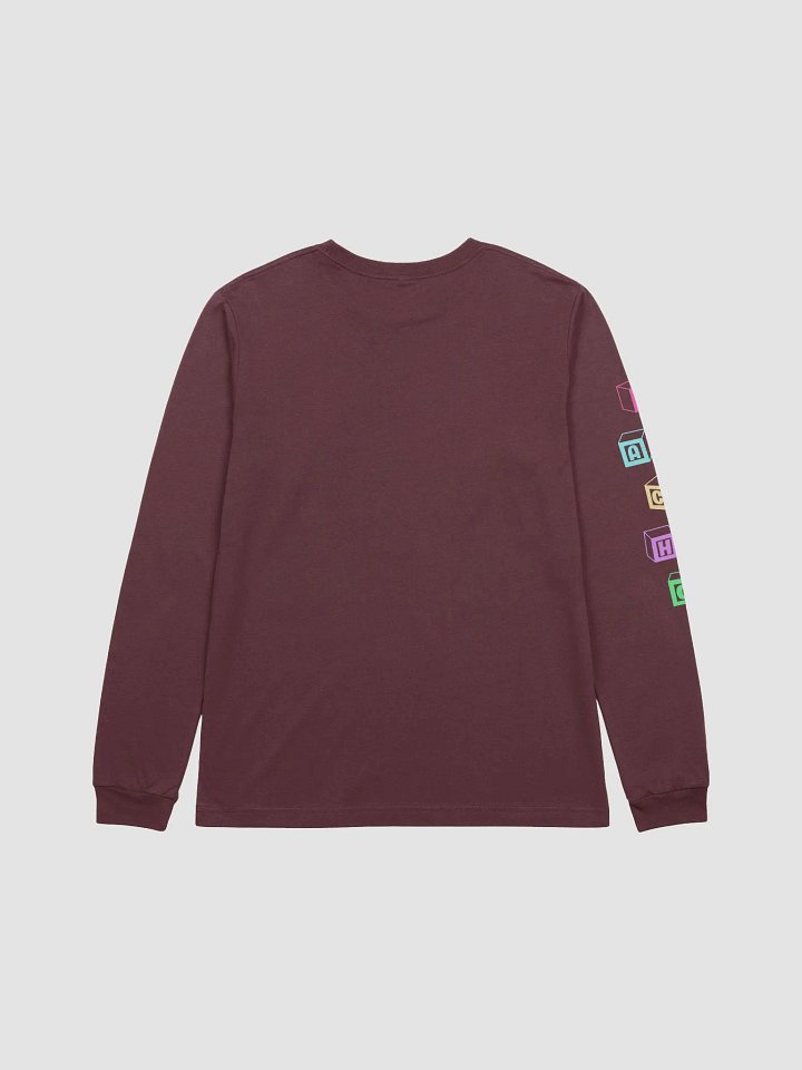 Macho Rice Ball Long Sleeve - (Maroon) product image (5)