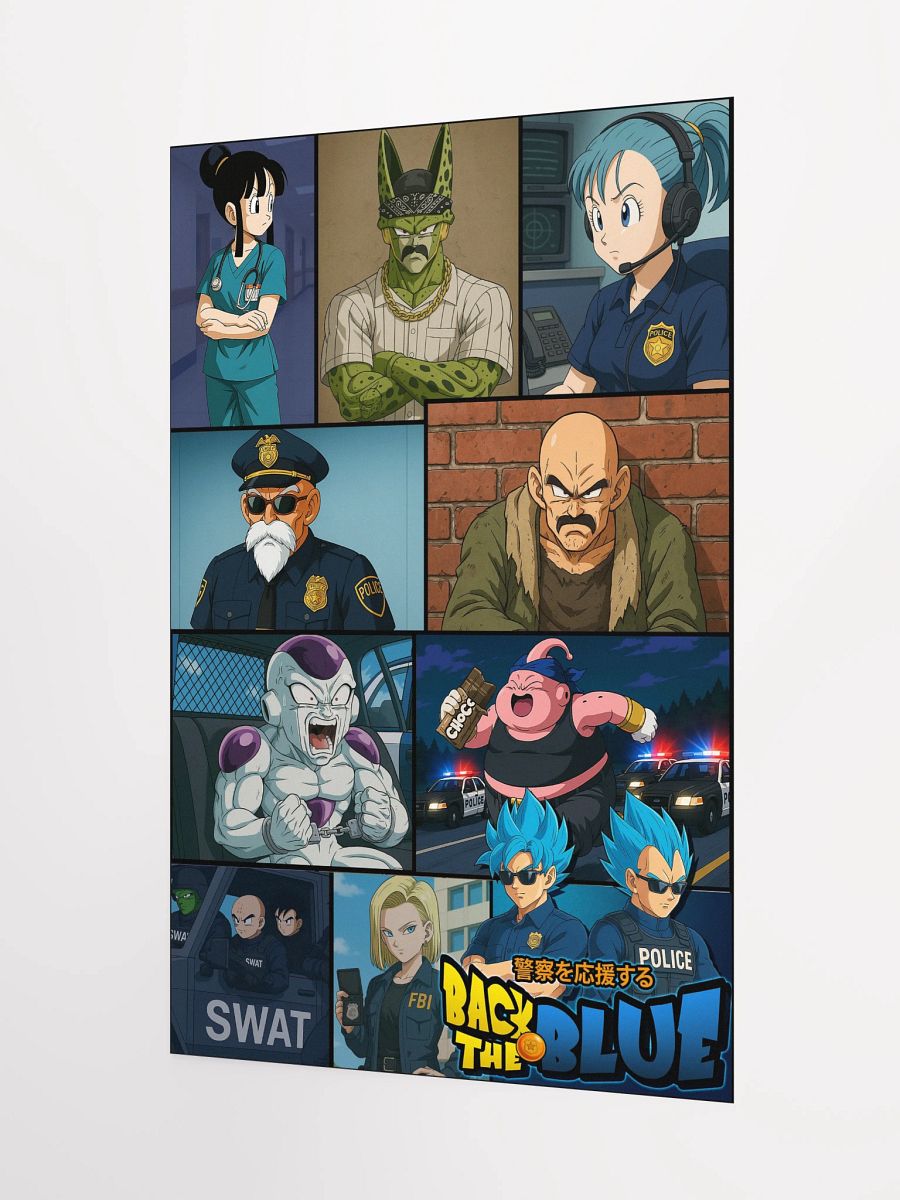 Back The SSJ Blue Poster Print product image (5)