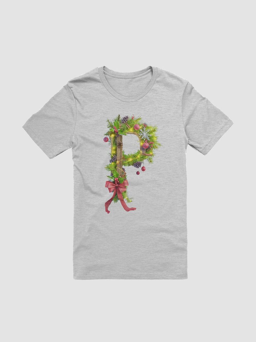 Festive Fir Letter P T-Shirt product image (6)