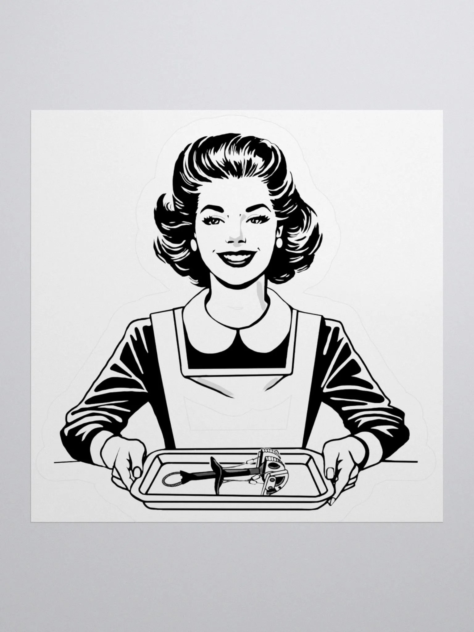 Trad Mom - Kiss Cut Sticker product image (1)