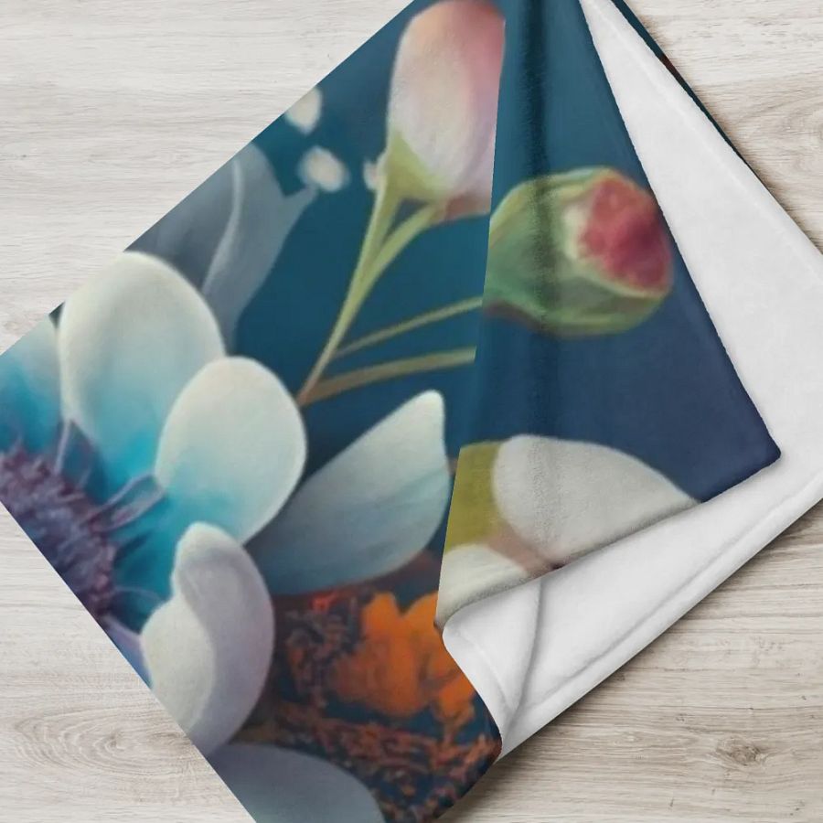Bouquet of Flowers Throw Blanket product image (5)
