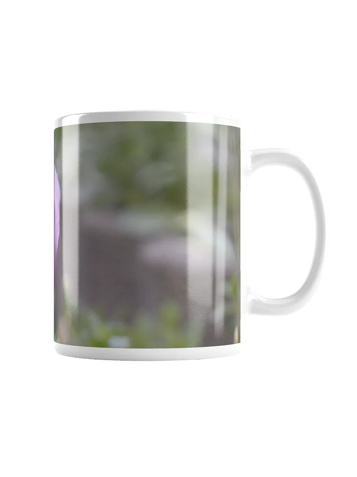 Keramiktasse weiß - Violette Tulpe product image (2)