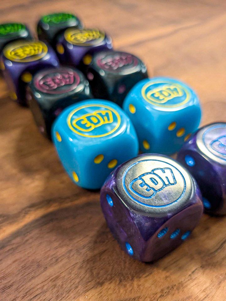 Full Mixed Set of 10 Oversized Dice - 30mm product image (2)