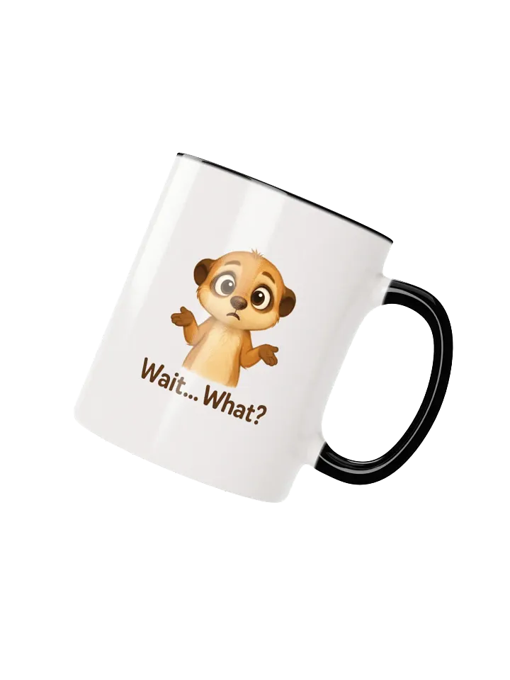 Puzzled Meerkat Ceramic Mug product image (7)