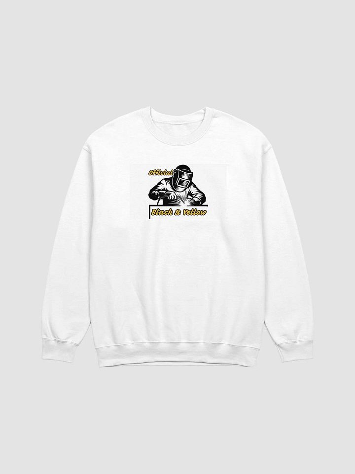 Official Black & Yellow Steel Welding Helmet Sweatshirt product image (1)