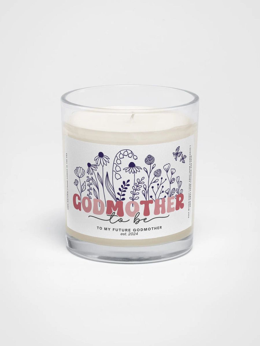 Pink groovy godmother proposal candle product image (2)