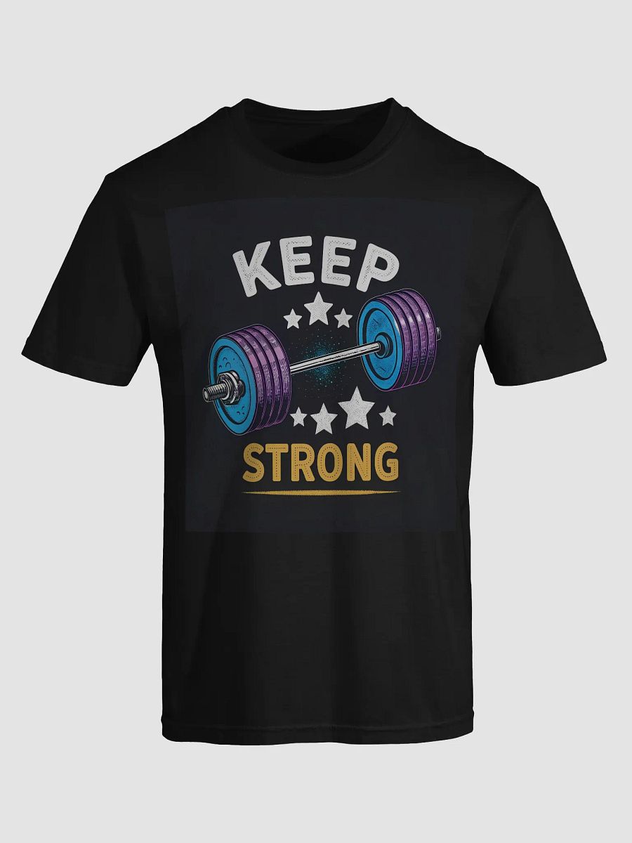 Keep Strong Barbell Stars T-Shirt product image (61)