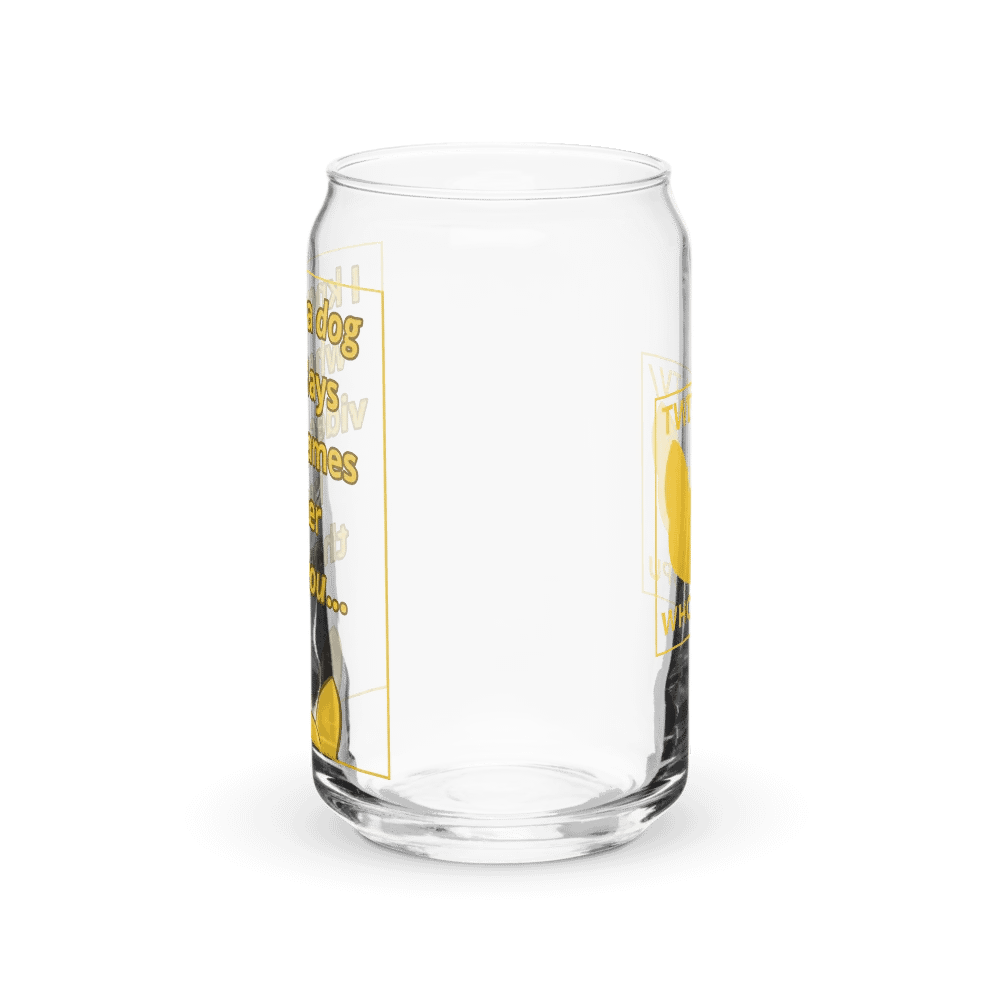 Doopsters - I know a Dog Gamer - Can-Shaped Glass product image (3)