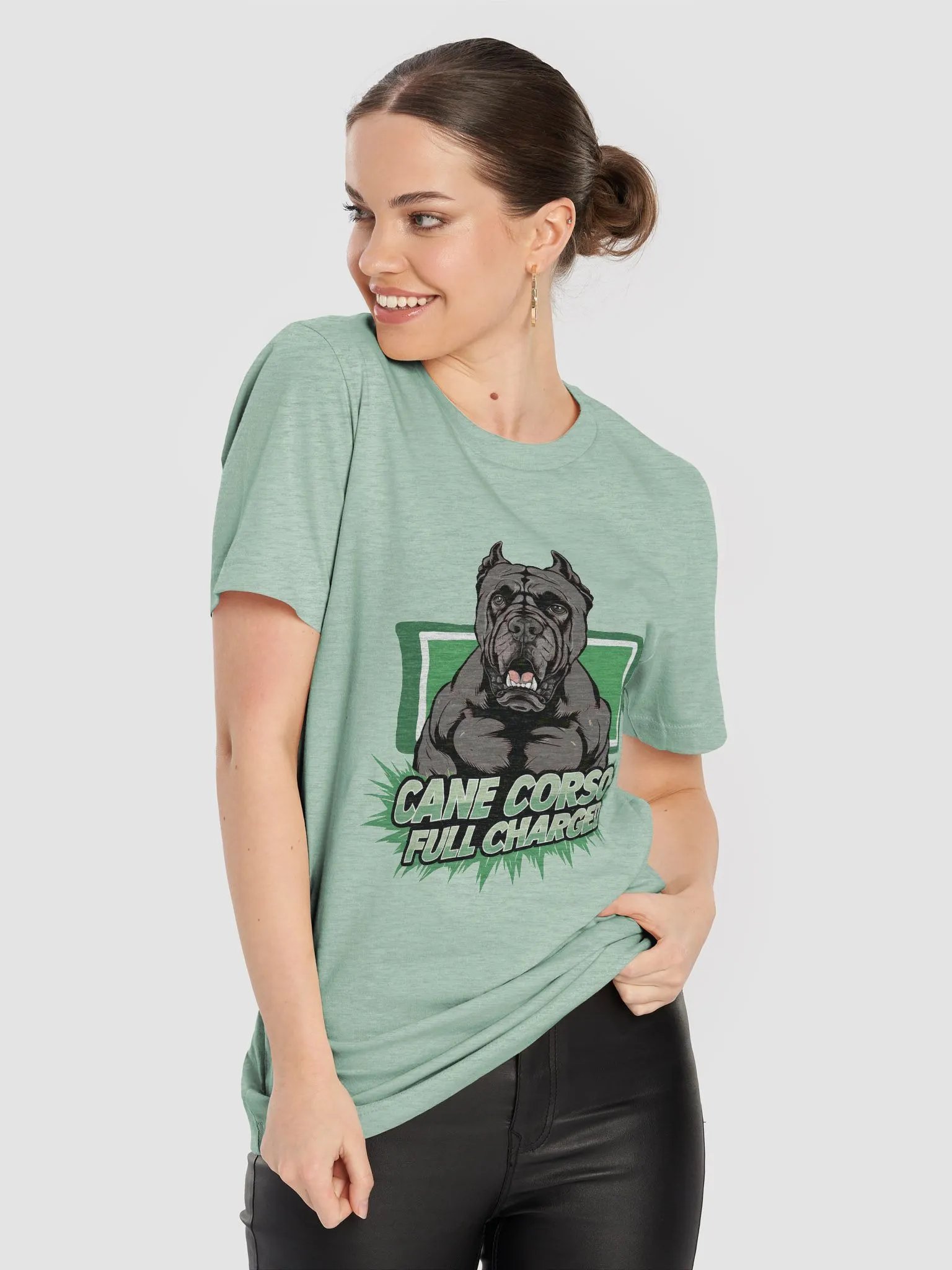 Cane Corso Always Full Charged T-Shirt | Fun Dog Energy Apparel product image (6)