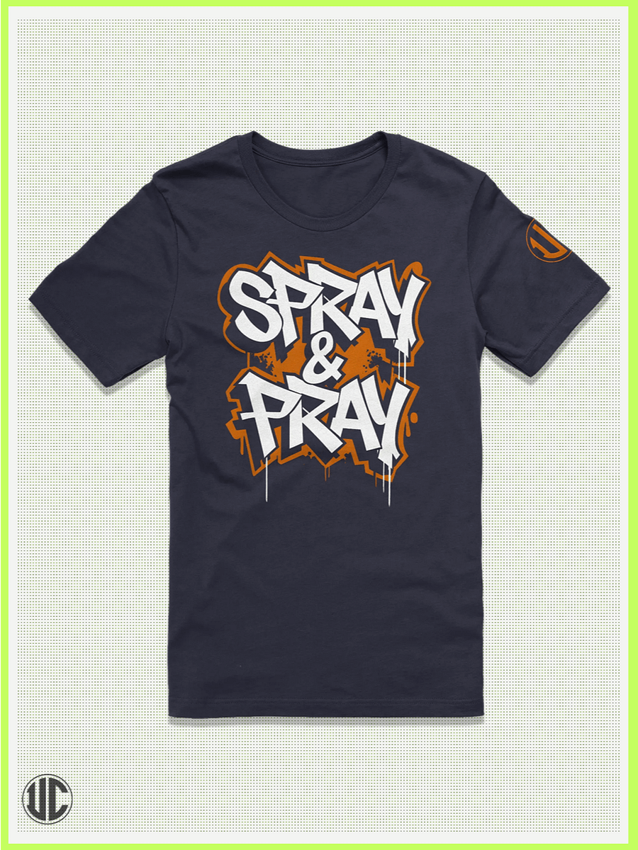 Spray & Pray – Urban Graffiti Lettering Tee product image (1)
