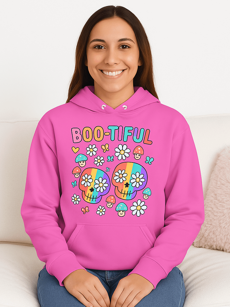 "Daisy & Skull" Summerween Hoodie product image (1)