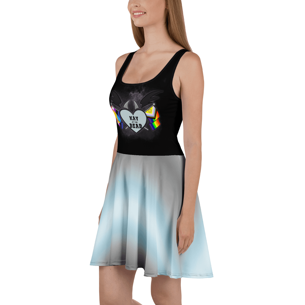 Kay_of_the_Dead Pride Logo Dress With Demiboy Pride Skirt product image (1)