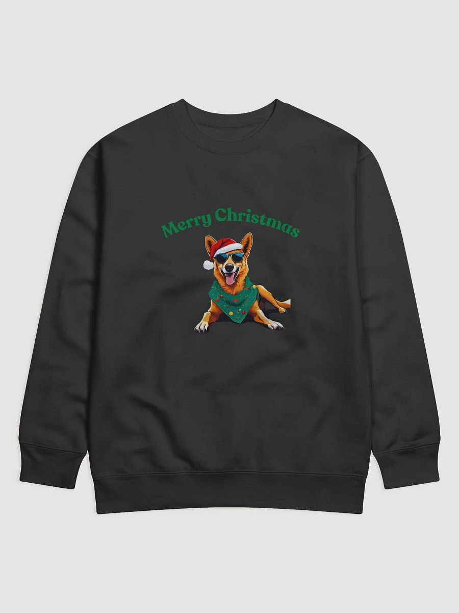 Festive Dingo Merry Christmas Sweatshirt - Green product image (1)