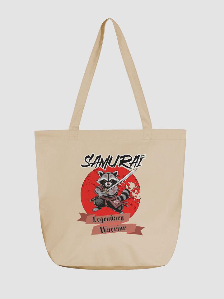 Samurai Legendary Warrior Raccoon Tote Bag product image (5)