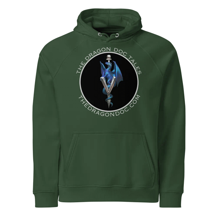 Dragon Doc Eco-Friendly Midweight Raglan Hoodie (Green): Earth-Friendly, Dragon-Approved product image (1)