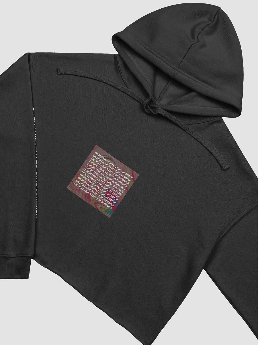 OVERSTIMULATED GIRL SUMMER cropped hoodie product image (6)