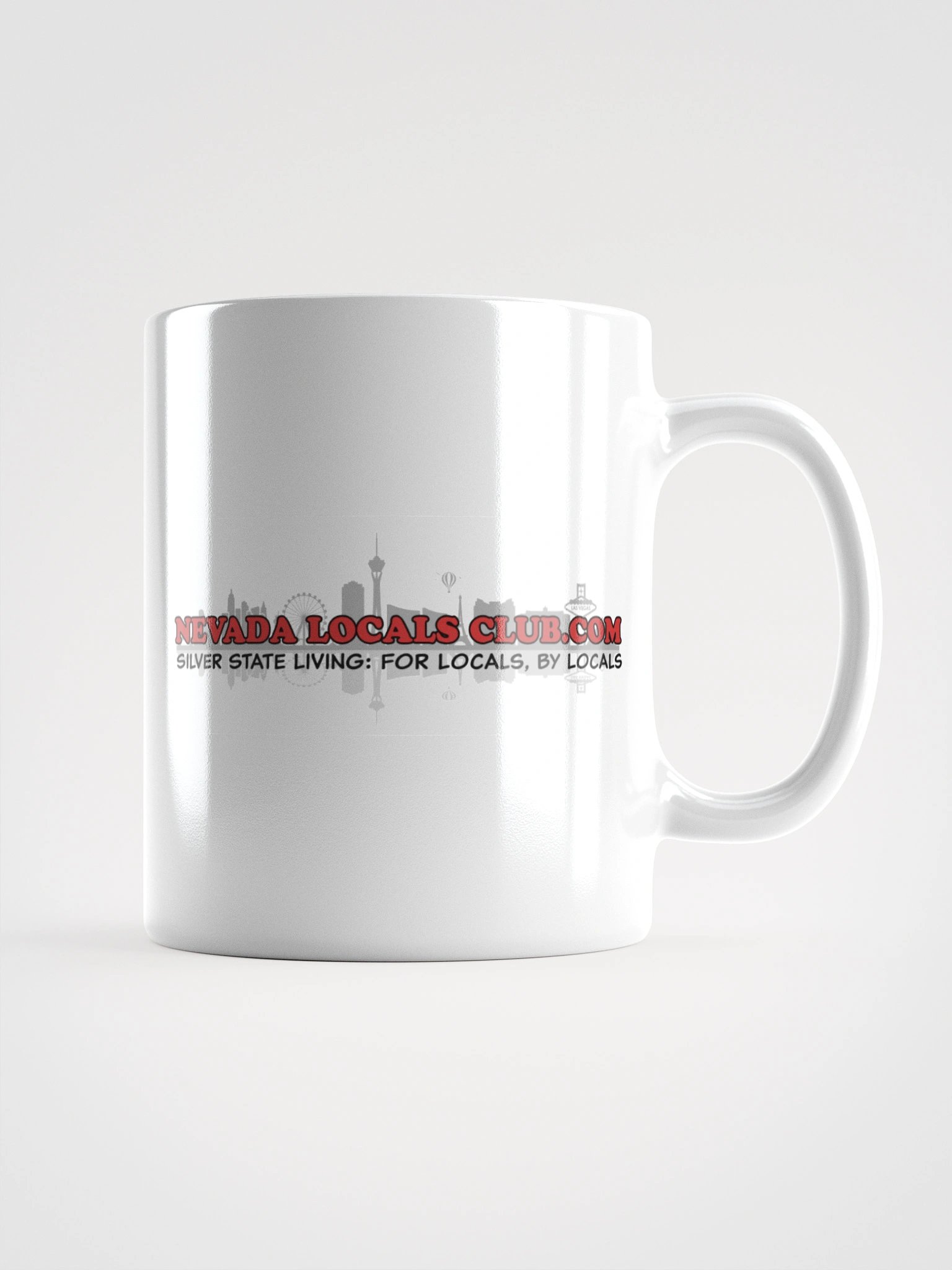 White "Nevada Locals Club" Mug product image (5)