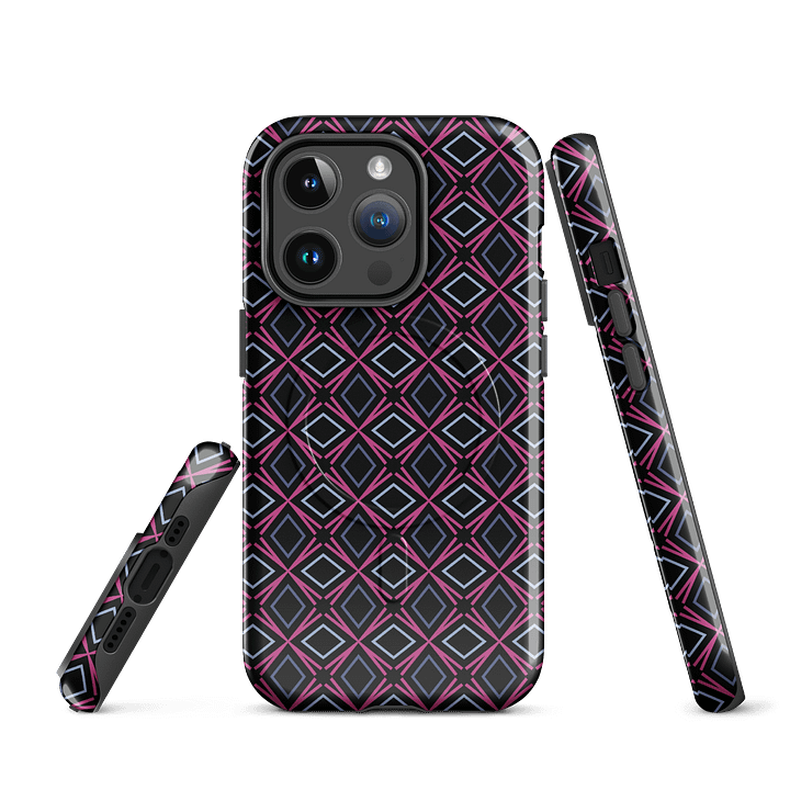 Geometric Illusion Pattern Magsafe Tough Case for iPhone product image (2)