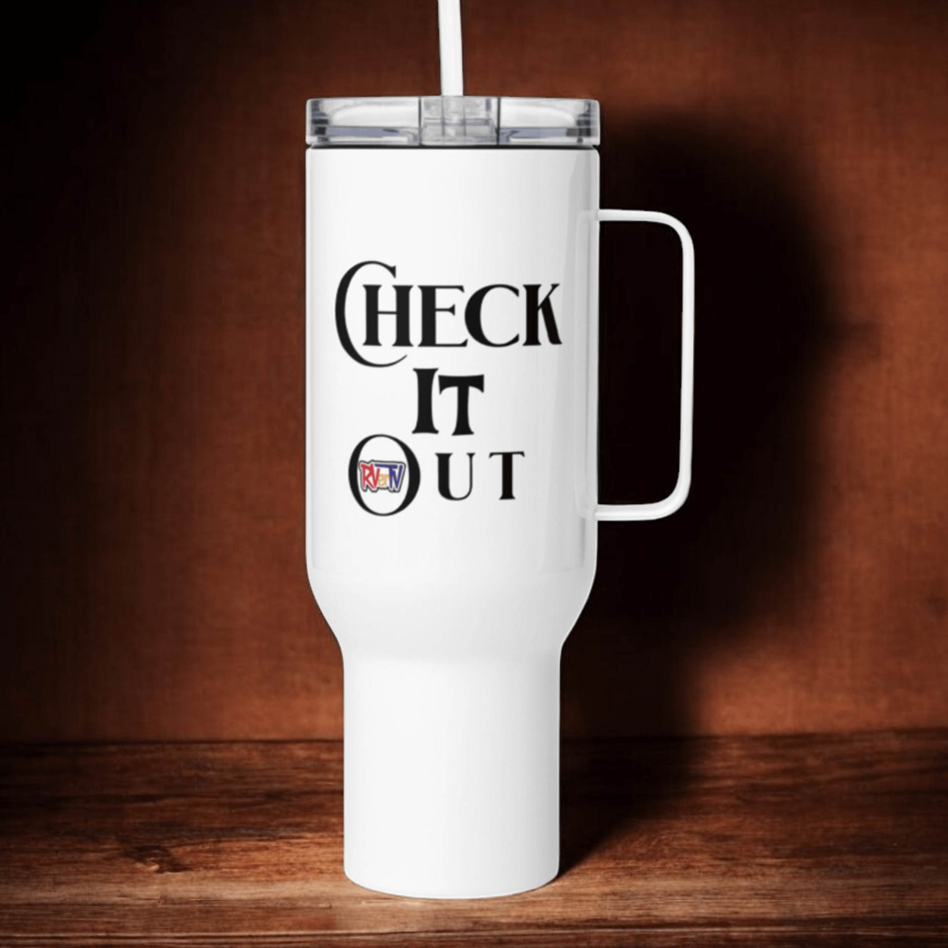 Check It Out - Travel Mug with Handle product image (1)