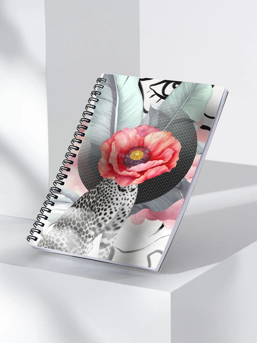 Leopard Flower Fantasy Spiral Notebook product image (3)