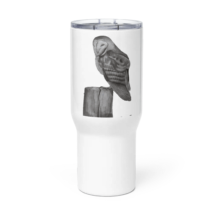 Barn Owl Drawing Travel Cup product image (2)