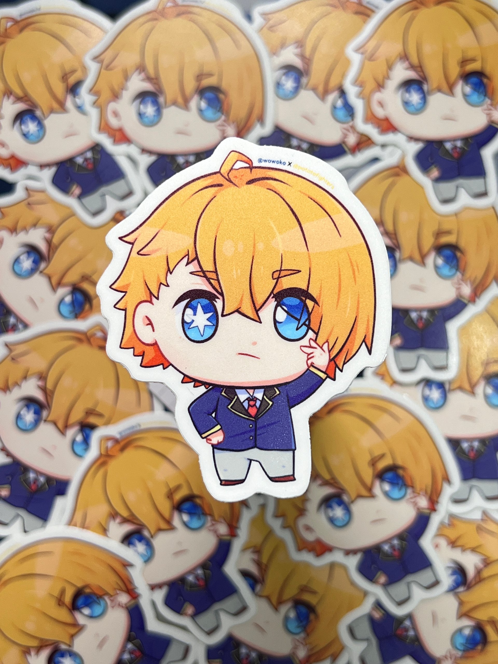 WoWoKo x Potato Fighers - Aqua - Sticker product image (1)