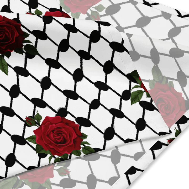 Kufiya Bandana Rose Keffiyeh product image (2)