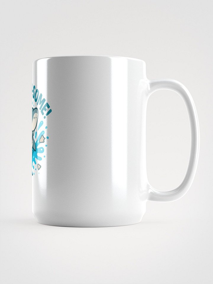 Jaw-some Shark White Glossy Mug product image (1)